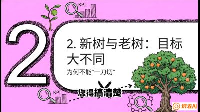 第3节：【春肥策略】开春底肥：新树&ldquo;扩版图&rdquo;，老树&ldquo;点引擎&rdquo;，课程：《柑橘底肥&ldquo;翻身账&rdquo;：从改土到高产的实战全书》