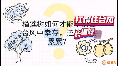 第四节：中国榴莲突围战：为生存重塑权型，抗台风矮化栽培与力学牵引，课程：《国产榴莲突围战：从泰国经验到中国实操的8堂必修课（高阶实战版）》