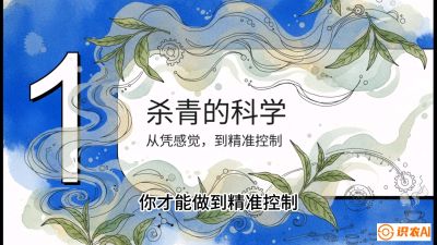 第05节（加工篇）：决胜2分钟：用&ldquo;数字温控&rdquo;破解杀青不匀，复刻大师级手工口感，课程：《茶金时代：从&ldquo;看天吃饭&rdquo;到&ldquo;精准控局&rdquo;的茶叶高产提质实战课》