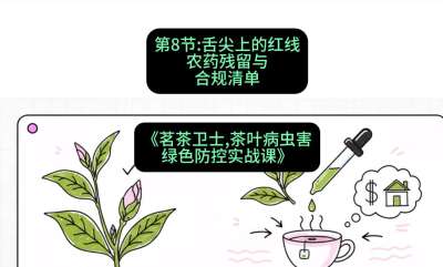 第08节：舌尖上的红线&mdash;&mdash;农药残留与合规清单，课程：《茗茶卫士&mdash;&mdash;茶叶病虫害绿色防控实战课》#识农AI